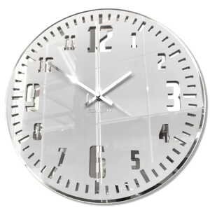 Nástenné hodiny Unique Flex z117-2-0-x, 30 cm, strieborné