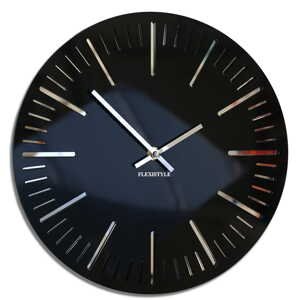 Nástenné hodiny Trim Flex z112-1-0-x, 30 cm, čierne