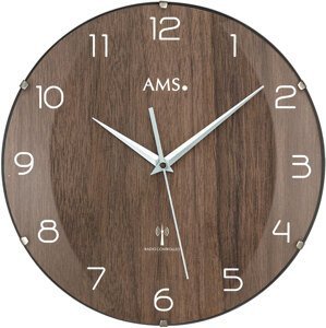 Nástenné hodiny AMS 5558 rádiom riadené, 32 cm