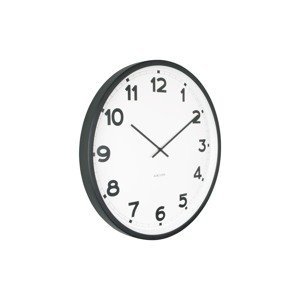 Nástenné hodiny New Classic Karlsson KA5847, biela 41cm