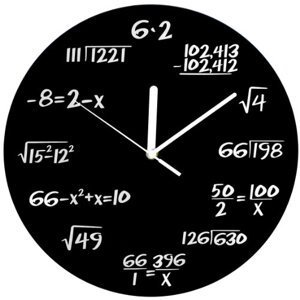 Nástenné hodiny pre matematikov 30cm