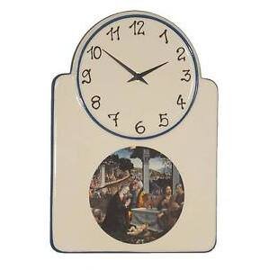 Nástenné keramické hodiny Terra-Keramik tk019, 31cm