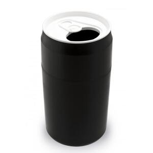 Odpadkový kôš Qualy Capsule Can, čierny