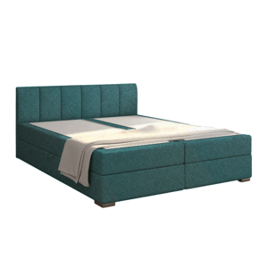 Boxspringová posteľ 160x200, smaragdová, RIANA KOMFORT