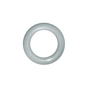 Plastový krúžok na závesy  - sivý sivá