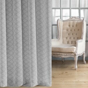 Záclona HAZAL sivo-strieborná 140x250cm 140x250