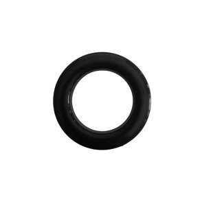Plastový krúžok na závesy - čierny čierna