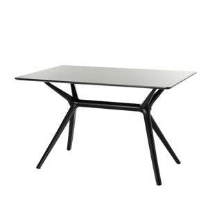 Dekoria Stôl Modesto 120 x 80 x 73 cm black, 120 x 80 x 73 cm