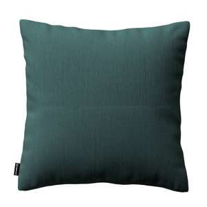 Dekoria Karin - jednoduchá obliečka, matná smaragdová zelená, 43 × 43 cm, Linen, 159-09