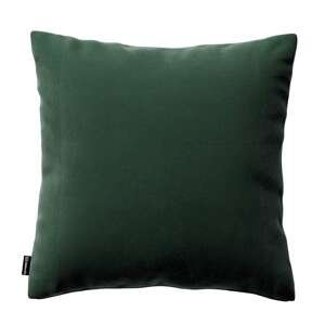 Dekoria Karin - jednoduchá obliečka, lesná zelená, 43 × 43 cm, Crema, 180-63