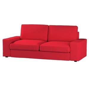 Dekoria Poťah na sedačku Kivik 3-os., rozkladacia, červená - Scarlet red, Poťah na sedačku Kivik 3-os. rozkladacia, Cotton Panama, 702-04