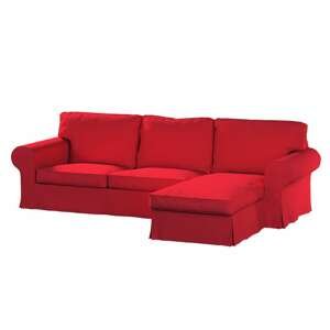 Dekoria Poťah na pohovku aj ležadlo Ektorp pre 2 osoby, červená - Scarlet red, Poťah na sedačku Ektorp 2-os. aj ležadlo, Cotton Panama, 702-04