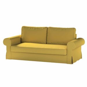 Dekoria Poťah na sedačku Backabro (pre 3 osoby, rozkladacia), żółty, poťah na sedačku Backabro (pre 3 osoby, rozkladacia), Living, 100-97