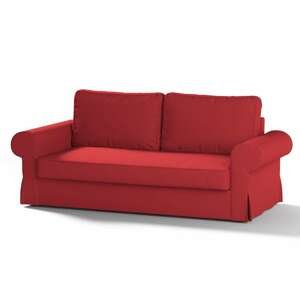 Dekoria Poťah na sedačku Backabro (pre 3 osoby, rozkladacia), červená - Scarlet red, poťah na sedačku Backabro (pre 3 osoby, rozkladacia), Cotton Panama, 702-04
