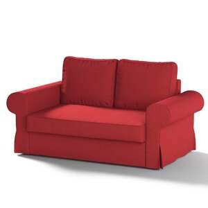Dekoria Poťah na sedačku Backabro (pre 2 osoby, rozkladacia), červená - Scarlet red, poťah na sedačku Backabro (pre 2 osoby, rozkladacia), Cotton Panama, 702-04