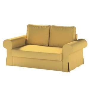 Dekoria Poťah na sedačku Backabro (pre 2 osoby, rozkladacia), matná žltá, poťah na sedačku Backabro (pre 2 osoby, rozkladacia), Cotton Panama, 702-41