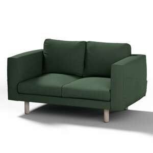 Dekoria Poťah na sedačku Norsborg (pre 2 osoby), zelená, Poťah na sedačku Norsborg (pre 2 osoby), Cotton Panama, 702-06