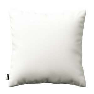 Dekoria Karin - jednoduchá obliečka, snehovo biela, 60 × 60 cm, Cotton Panama, 702-34
