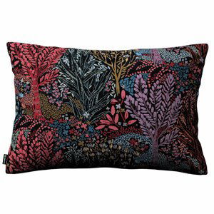Dekoria Karin - jednoduchá obliečka, 60x40cm, kolorowy motyw roślinny na czarnym tle, 60 x 40 cm, Intenso Premium, 144-26