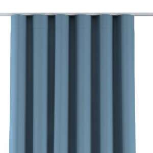 Dekoria Zaves s riasením WAVE, belaso modrá, 65 x 280cm, Blackout - zatemňujúca, 269-08