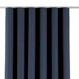 Dekoria Zaves s riasením WAVE, námornícka modrá, 65 x 280cm, Blackout - zatemňujúca, 269-16