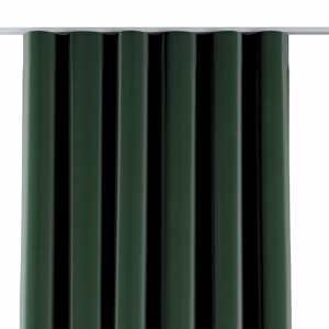 Dekoria Zaves s riasením WAVE, lesná zelená, 65 x 280cm, Crema, 180-63
