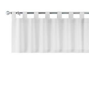 Dekoria Krátky záves na pútkach, biela, 390 x 40 cm, Linen, 392-04