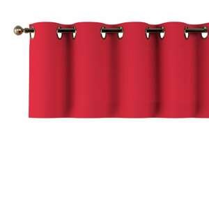 Dekoria Krátky záves na kolieskach, červená - Scarlet red, 130 x 40 cm, Cotton Panama, 702-04