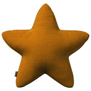 Dekoria Dekoračný vankúš v tvare hviezdy 52x15cm mustard, 52 x 15 cm