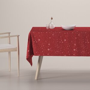 Dekoria Obrus na stôl obdĺžnikový, červená, Vianočná kolekcia Christmas, 629-45