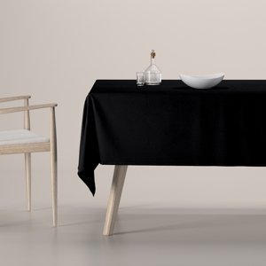 Dekoria Obrus na stôl obdĺžnikový, čierna, Loneta, 133-06