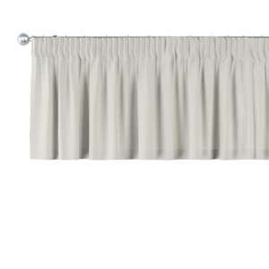 Dekoria Krátky záves na riasiacej páske, svetlo sivá, 130 × 40 cm, Cotton Panama, 702-31