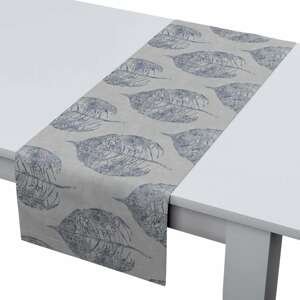 Dekoria Štóla na stôl, grafitová sivá, 40 x 130 cm, Imperia Premium, 144-14