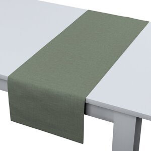 Dekoria Štóla na stôl, eukalyptus zelená, 40 x 130 cm, Sensuale Premium, 144-56