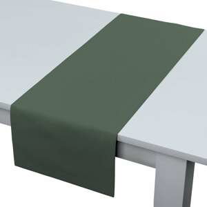 Dekoria Štóla na stôl, matná zelená, 40 x 130 cm, Linen, 159-08