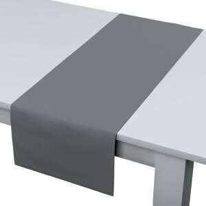 Dekoria Štóla na stôl, sivá, 40 x 130 cm, Cotton Panama, 702-07