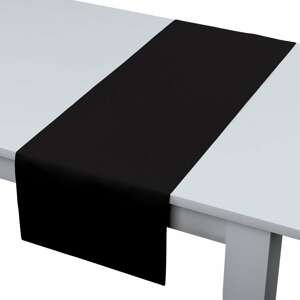 Dekoria Štóla na stôl, čierna, 40 x 130 cm, Cotton Panama, 702-09