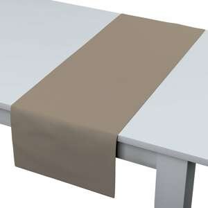 Dekoria Štóla na stôl, sivo hnedá, 40 x 130 cm, Cotton Panama, 702-28