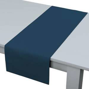 Dekoria Štóla na stôl, modrá morská, 40 x 130 cm, Cotton Panama, 702-30