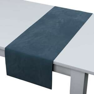 Dekoria Štóla na stôl, Petroliumsblå, 40 x 130 cm, Velvet, 704-16
