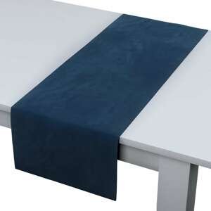 Dekoria Štóla na stôl, Mørkeblå, 40 x 130 cm, Velvet, 704-29