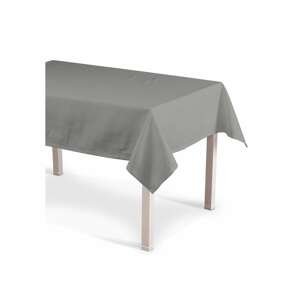 Dekoria Obrus na stôl obdĺžnikový, sivá, 130 × 130 cm, Loneta, 133-24