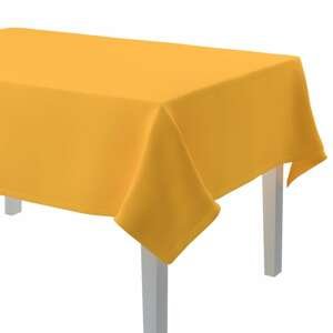 Dekoria Obrus na stôl obdĺžnikový, žltá, 130 × 130 cm, Loneta, 133-40