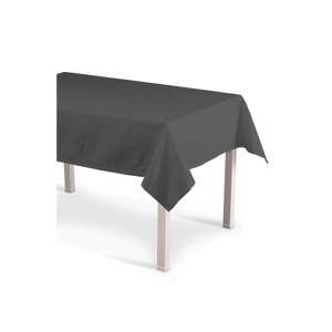 Dekoria Obrus na stôl obdĺžnikový, sivá, 130 × 130 cm, Quadro, 136-14