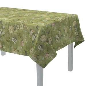 Dekoria Obrus na stôl obdĺžnikový, zelená, 130 × 130 cm, Arte, 144-01