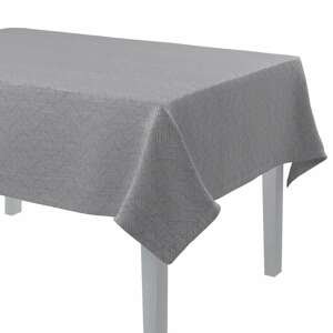 Dekoria Obrus na stôl obdĺžnikový, grafitová sivá, 130 × 130 cm, Imperia Premium, 144-08
