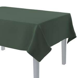Dekoria Obrus na stôl obdĺžnikový, matná zelená, 130 × 130 cm, Linen, 159-08