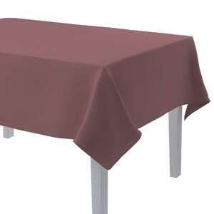 Dekoria Obrus na stôl obdĺžnikový, ružová matná, 130 × 130 cm, Linen, 159-12