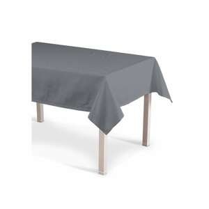 Dekoria Obrus na stôl obdĺžnikový, sivá, 130 × 130 cm, Cotton Panama, 702-07