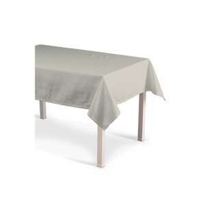 Dekoria Obrus na stôl obdĺžnikový, svetlo sivá, 130 × 130 cm, Cotton Panama, 702-31